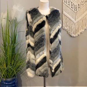 Faux fur vest